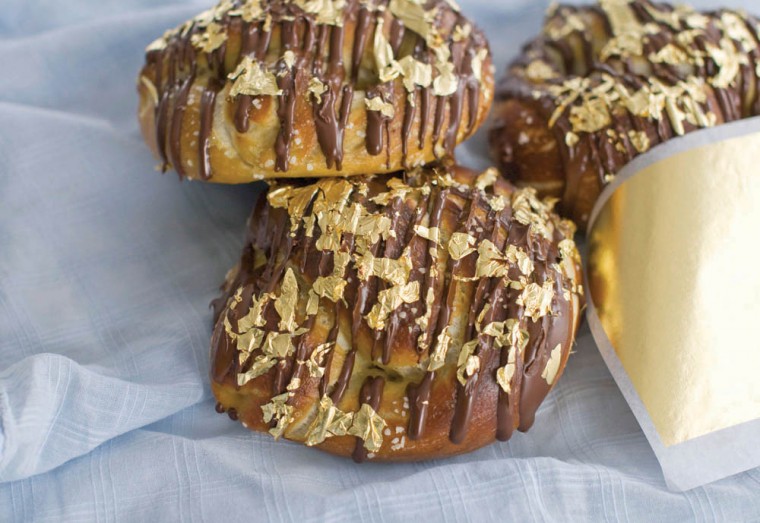 Hanukkah pretzels